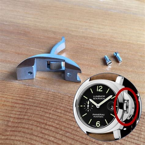 panerai crown guard replacement|chrono24 panerai parts.